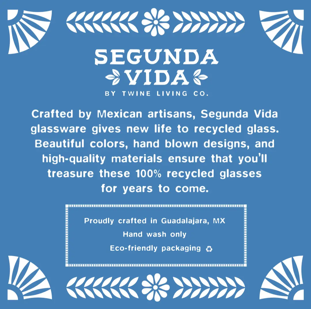 Segunda Vida Primavera Recycled Tumblers (Set of 2)