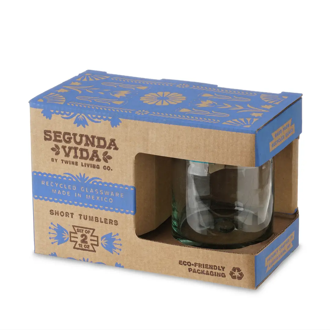 Segunda Vida Primavera Recycled Tumblers (Set of 2)